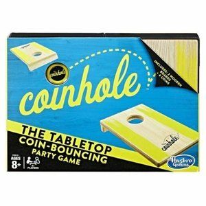 Hasbro Gaming Coinhole Tabletop Coin Bouncing Party Game C3810 (New)